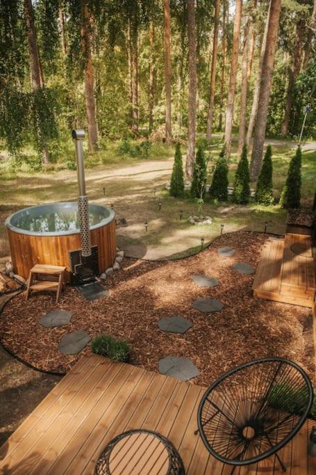 Hot Tub In The Woods